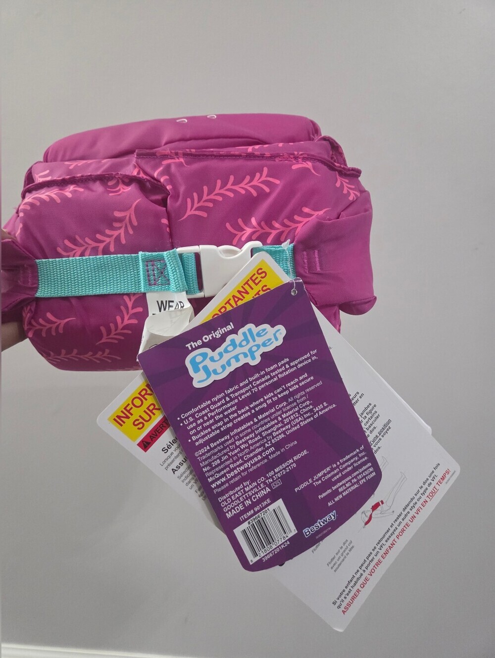 The Original Puddle Jumper Child Basic Life Vest Ages 3+ NWT - Picture 2 of 4